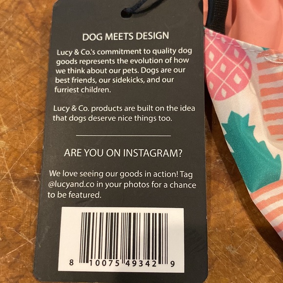 Lucy & co Pet Reversible ☔️ Raincoat - Picture 14 of 15